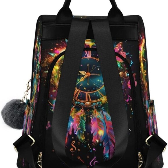 Women Backpack Purse Waterproof Polyester Anti-theft Casual Shoulder Bag main image 4